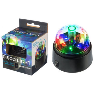 Disco Light Multi Colored/Revolving 4.1/4" Tall