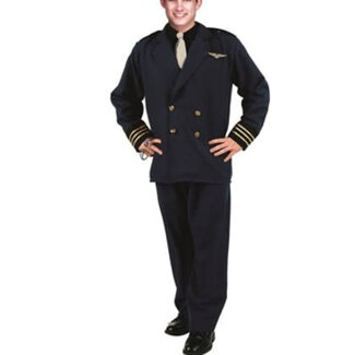 Flight Captain Pilot Adult Standard Size 36-40