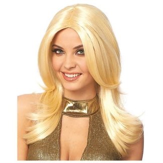 Costume Culture by Franco American 70's Style Wig - Blonde