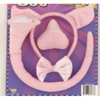 Forum Novelties Pig Kit Ears Nose Tail Bow Tie