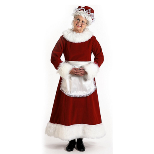 Halco Dlx Mrs. Claus - Adult Med 12-14 (/195)