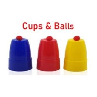 Cups And Balls, Colors - Plastic M12