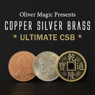Copper Silver Brass Ultimate CSB Deluxe Set by Oliver Magic