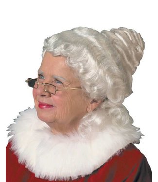 Wig Mrs. Claus Santa