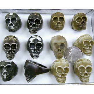 Ring, Skull - Bone (assorted)