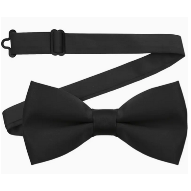 Bow Tie With Band - Black