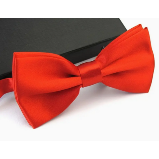 Bow Tie With Band - Red