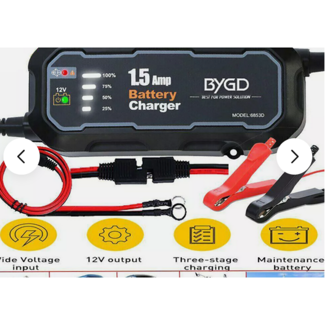 12V Smart Automatic Battery Charger Maintainer Motorcycle Car Trickle