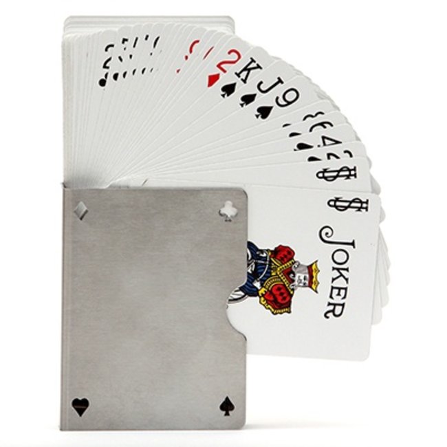 Card Guard - Stainless, Perforated by Bazar de Magia
