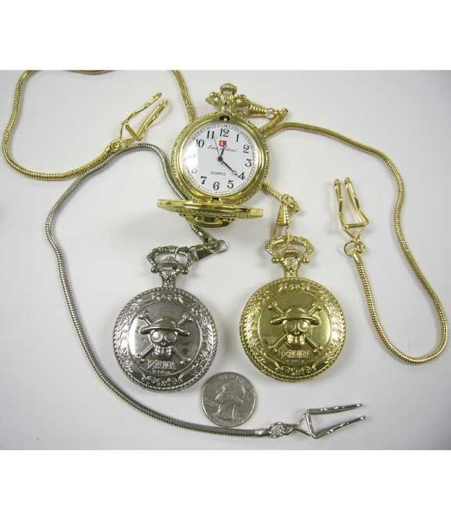 One Piece Pirate Pocket Watch Silver Ronjo Magic, Costumes