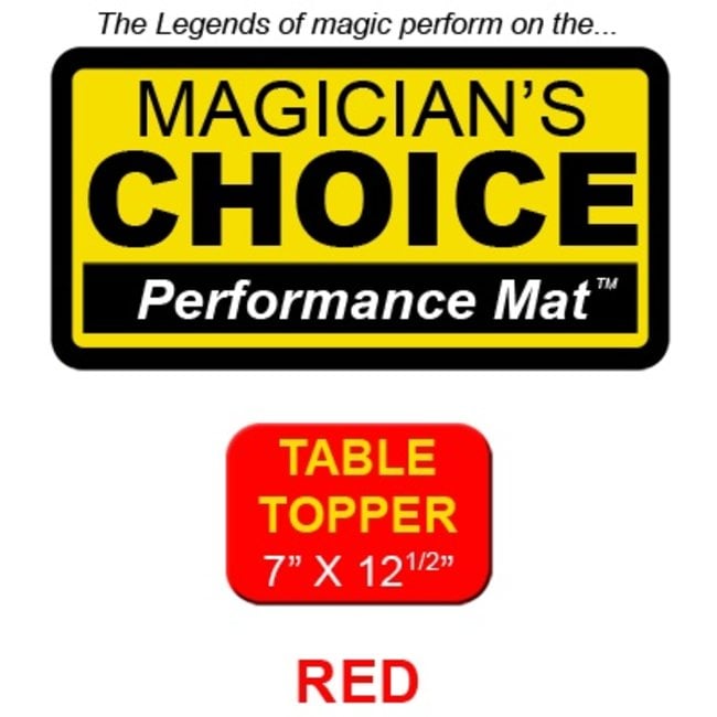 Ronjo Performance Mat Table Topper, Red 7x12.5 inch