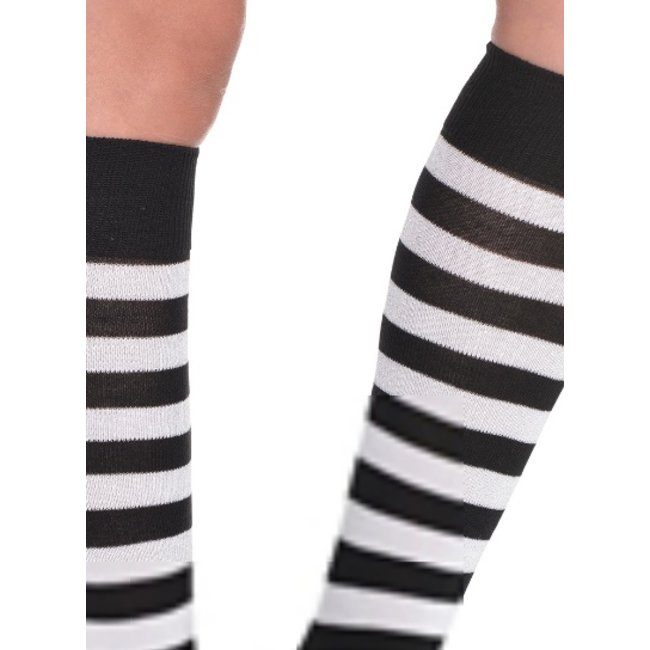 Striped Socks Black/White (C14)