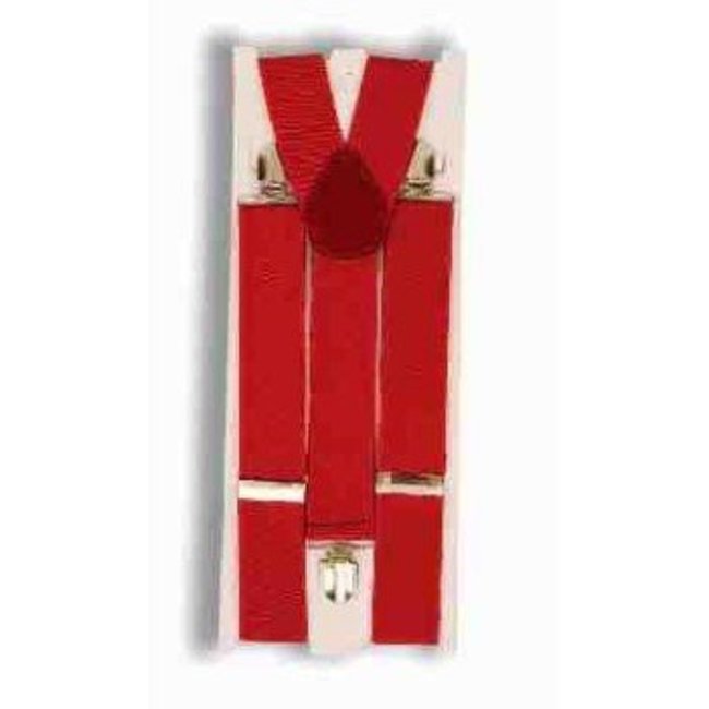 Forum Novelties Suspenders Wide - Red