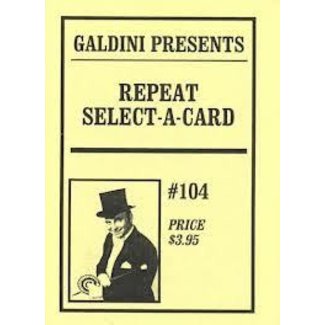 Repeat Select A Card by Galdini (M12)