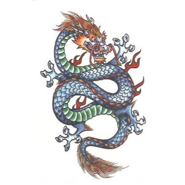 Fantasy Dragon Temporary Tattoos by Johnson And Mayer