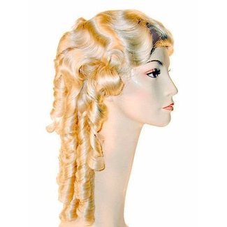 Morris Costumes and Lacey Fashions 1840 P Blonde 613 Wig