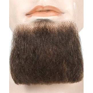 Morris Costumes and Lacey Fashions 3 Point Beard Brown 6 - Human Hair