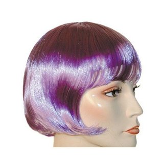 Morris Costumes and Lacey Fashions Lulu Bargain Lt. Purple Wig