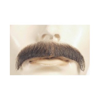 Morris Costumes and Lacey Fashions Moustache M1 - Villain, Brown Human Hair
