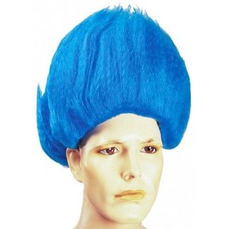 Morris Costumes and Lacey Fashions Thing Blue Wig