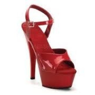 Juliet Shoes-209 red 8 by Funtasma