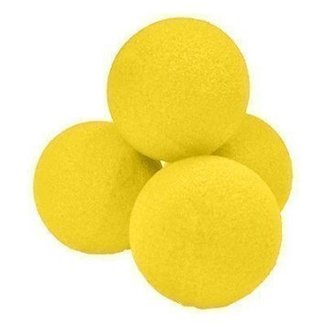 1 inch Sponge Balls, Super Soft - Yellow by Magic By Gosh (M12)