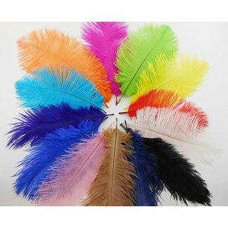 Feather Plume Orange by SA Feathers