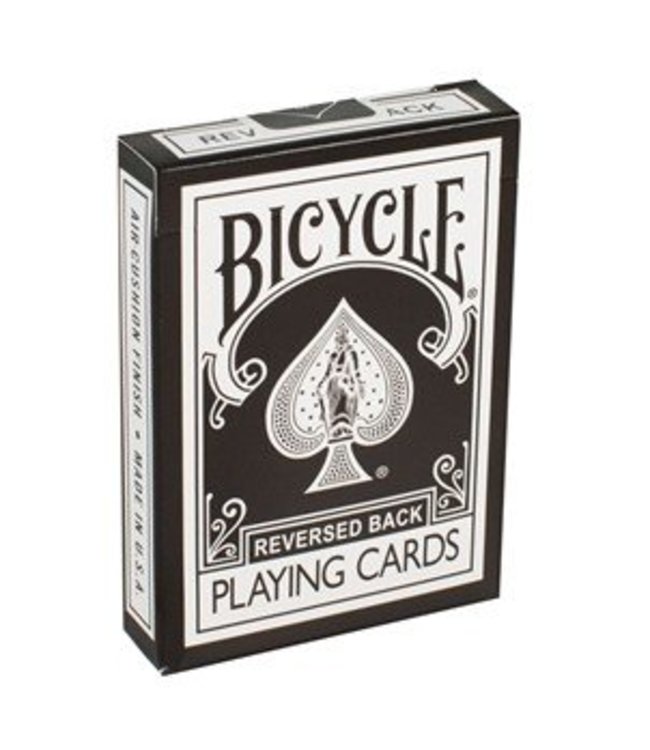 Reversed Back Bicycle Deck Black, 2nd Generation by Magic Makers
