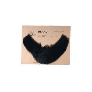 Morris Costumes and Lacey Fashions Beard M-55 Full Face - Black