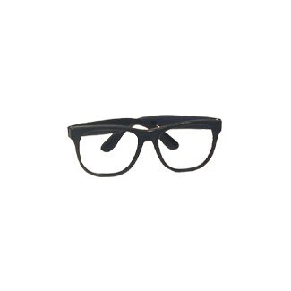 Forum Novelties Black Frame Eyeglasses