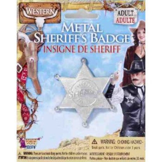 Forum Novelties Metal Sheriff Badge