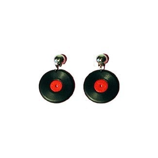 Forum Novelties Record Earrings - Clip On