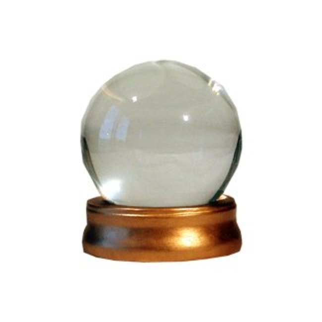 Forum Novelties Crystal Ball with Stand, Glass/Water Prop