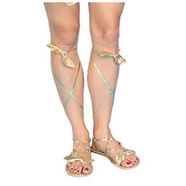 Forum Novelties Gold Sandals - Ladies (C15)