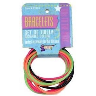 Forum Novelties 80's 12 pc Bracelet Set (C4)