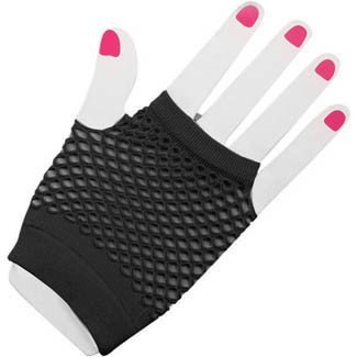 Forum Novelties Fingerless Fishnet Gloves - Black