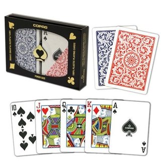 Copag Copag 1546 Poker Size Regular Index - Blue and Red Setup (M5)