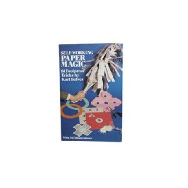 Self Working Paper Magic by Karl Fulves and Dover Publications and BTC - Book (M7)