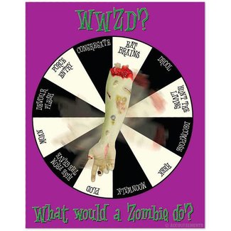 What Would a Zombie Do?  Spin Folder by Accoutrements