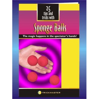 25 Tricks With Sponge Ball Booklet by Trickmaster Magic (M12)