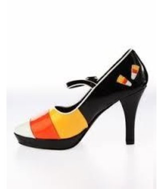 Contessa Shoes-55 (Candy Corn) 8 by Pleaser USA