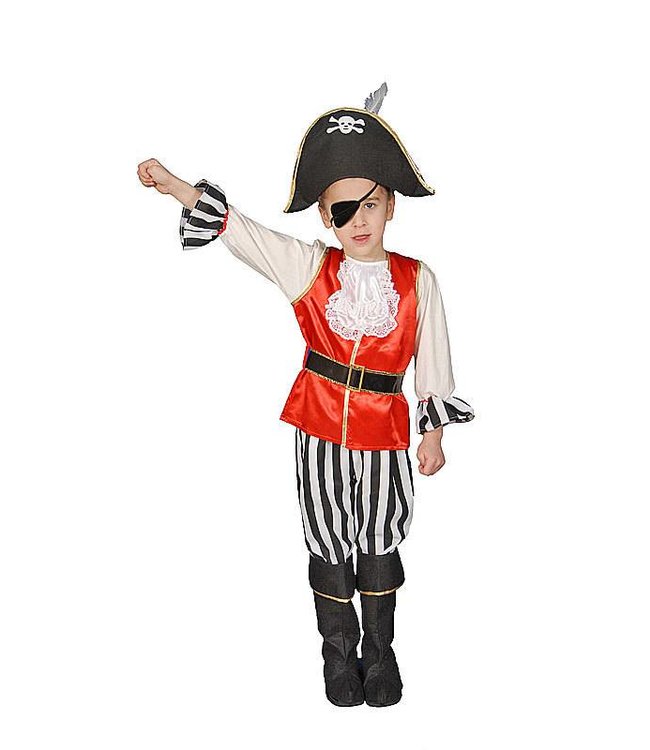 Dress Up America Child Deluxe Pirate Boy LG Ronjo Magic, Costumes