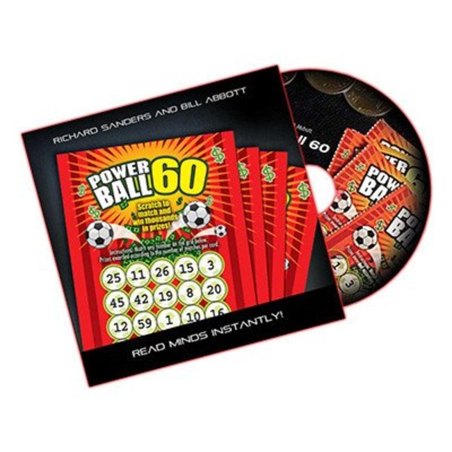 Powerball 60 - U.S., DVD and Gimmick by Richard Sanders and Bill Abbott (M10)