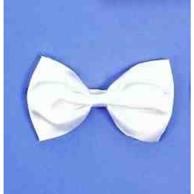 Forum Novelties Bow Tie With Elastic - White