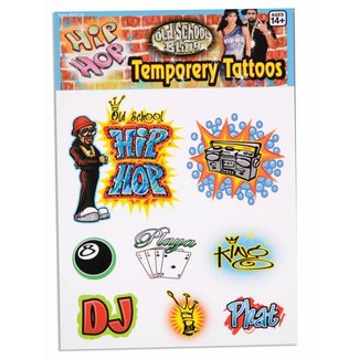 Forum Novelties Hip Hop Temporary Tattoos