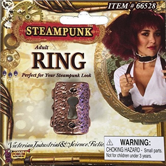 Forum Novelties Ring, Key Hole- Steampunk (C13)