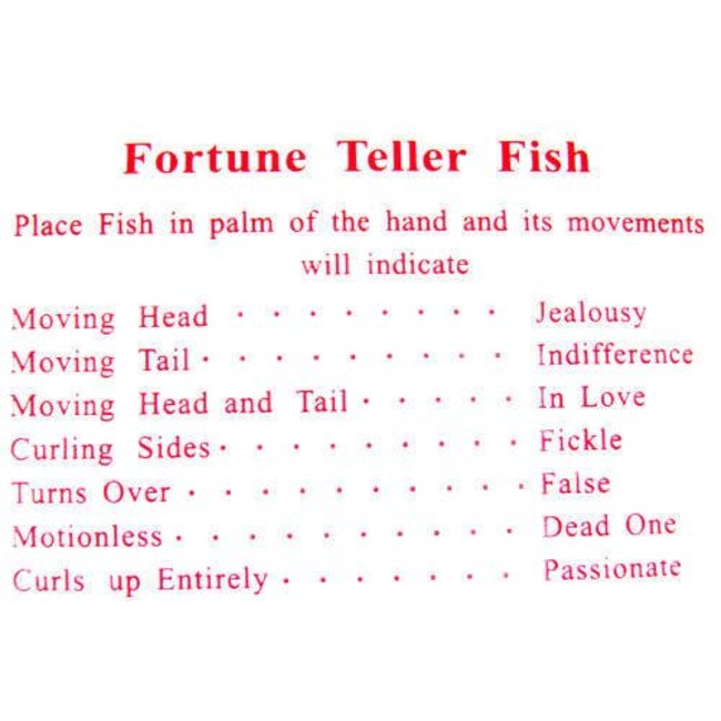 Fortune Teller Fish Ronjo Magic