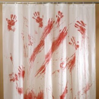 Fun World Bloody Shower Curtain
