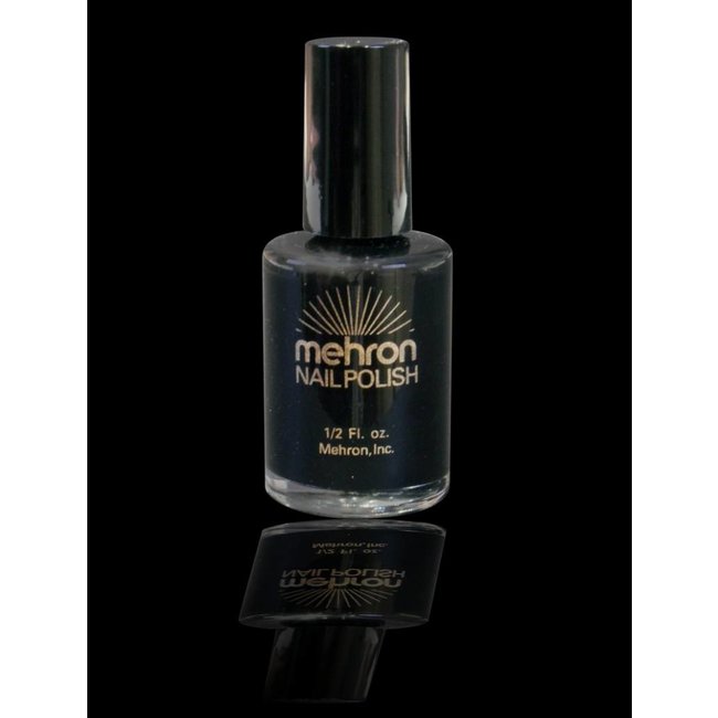 Mehron Nail Polish - Black