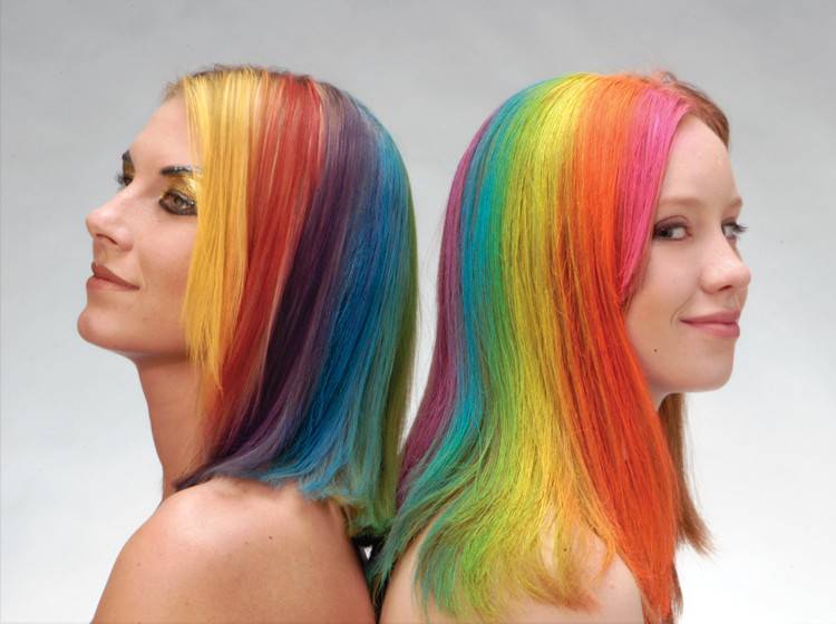 Сделать волосы другого цвета на фото онлайн